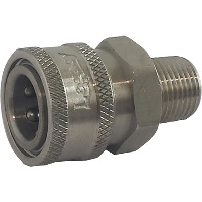 QUICK COUPLER 3/8" MALE THREADS