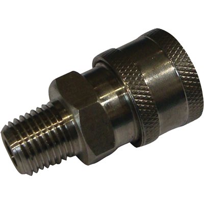QUICK COUPLER 1/4" MALE THREADS