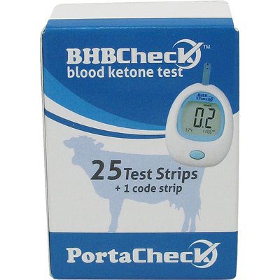 BHBCHECK BLOOD KETONE TEST STRIPS 25/PKG