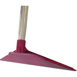 RED MANURE SCRAPER WITH 72" HANDLE